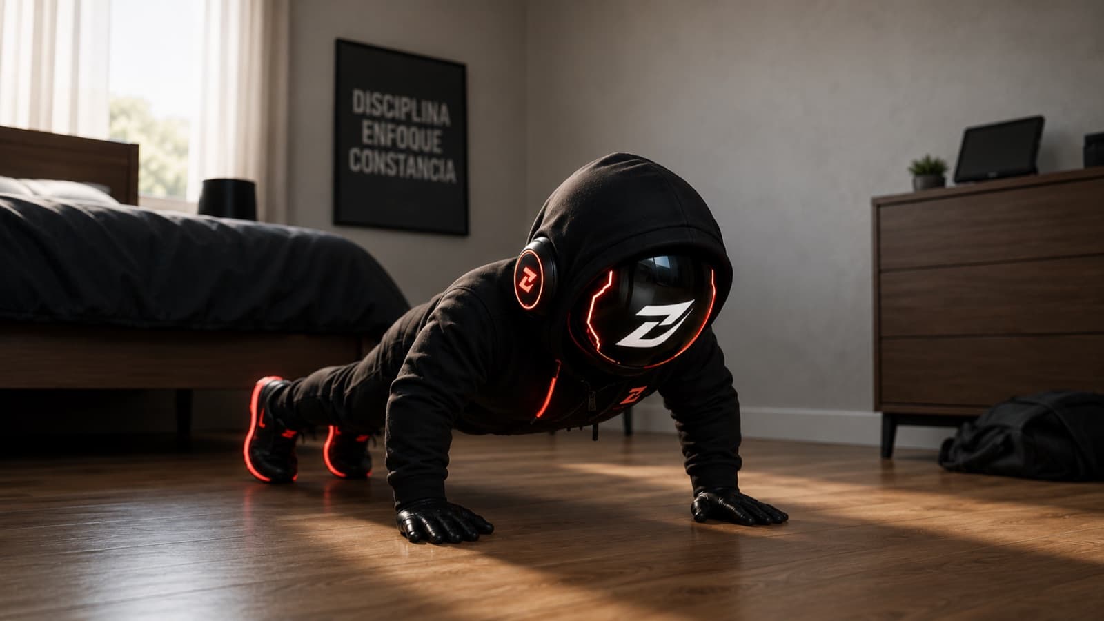 ZENA entrenando en casa
